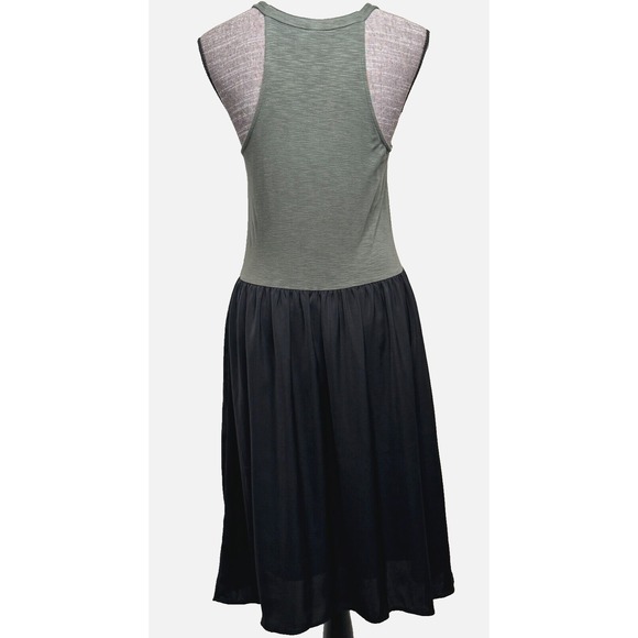 Dolan Left Coast Dress Womens Size XS Green Black & Sienna‎ V-Neck Jersey Tank - Picture 3 of 11